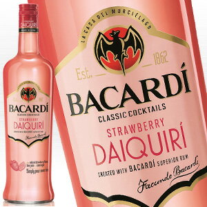 バカルディ ストロベリー ダイキリ 700ml 18度 正規 Bacardi Classic Cooktails STRAWBERRY DAIQUIRI kawahc