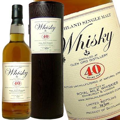 （Glen　Ord　40YO　Old Highland Single Malt）グレンオード　40年　40.1度