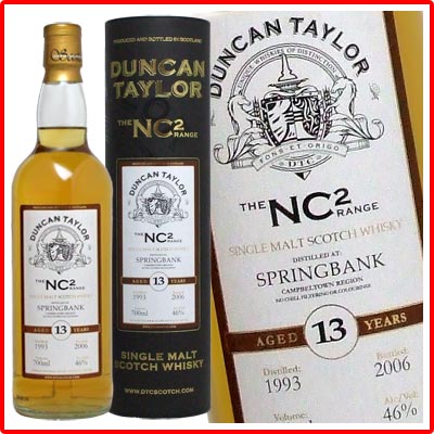 iDuncan Taylor The NC2 Range Springbank 1993 13years Single MaltjNC2@XvOoN... ...