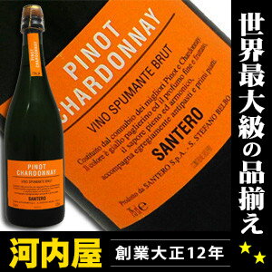 サンテロ　ピノ　シャルドネ　ブリュットスプマンテ　750ml　正規代理店輸入品　イタリア産スパークリングワイン【あす楽対応_関東】【楽ギフ_包装】【YDKG-t】円高還元