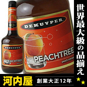 デカイパー ピーチツリー ブラウン 750ml 15度 （Dekuyper Original PeachTree）  リキュール リキュール種類 kawahc