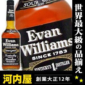 エヴァン ウィリアムス ブラックラベル 750ml 43度 正規代理店輸入品 （Evan Williams Black Label）  エヴァン ウィリアムズ エヴァンウィリアムズ ブラック ラベル エバン ウイリアムス バーボン ウィスキー kawahc