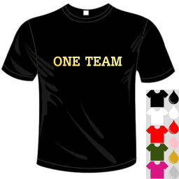 河内國製作所 「ラグビー大好き ONE TEAM（ワンチーム）Tシャツ」全5色。ベース<strong>ボール</strong>おもしろTシャツ 文字T-shirt おもしろてぃーしゃつ 半袖ドライTシャツ メール便は送料無料