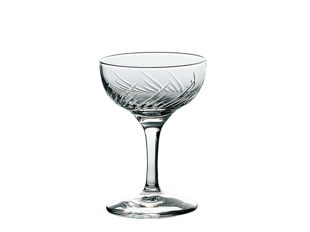 東洋佐々木ガラス　トラフHS　シャンパン(6本入)シャープな直線カットが輝きます