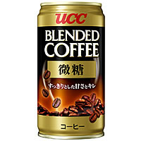 UCC ブレンドコーヒー微糖 185g×30本 [1ケース]＜缶・瓶 飲料＞【3ケースまで1個口配送出来ます】