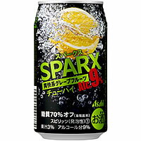 アサヒ SPARX スパークスグレープフルーツ 350ml×24本 [1ケース]＜缶ビール/チューハイ＞【3ケースまで1個口配送出来ます】