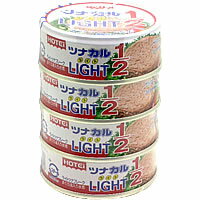 ホテイフーズ ツナカル ライト1/2 4缶パック＜食品＞料理に、おかずの一品に。カロリーひかえめのツナ缶を1缶75円で!!