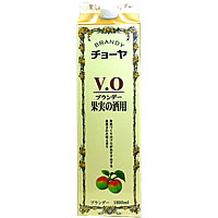 チョーヤ VOブランデー果実の酒用 37度 1.8Lパック＜酒類＞【12本まで1個口発送出来ます】