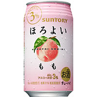 サントリー ほろよい もも 350ml×24本 [1ケース]＜缶ビール/チューハイ＞【3ケースまで1個口配送出来ます】