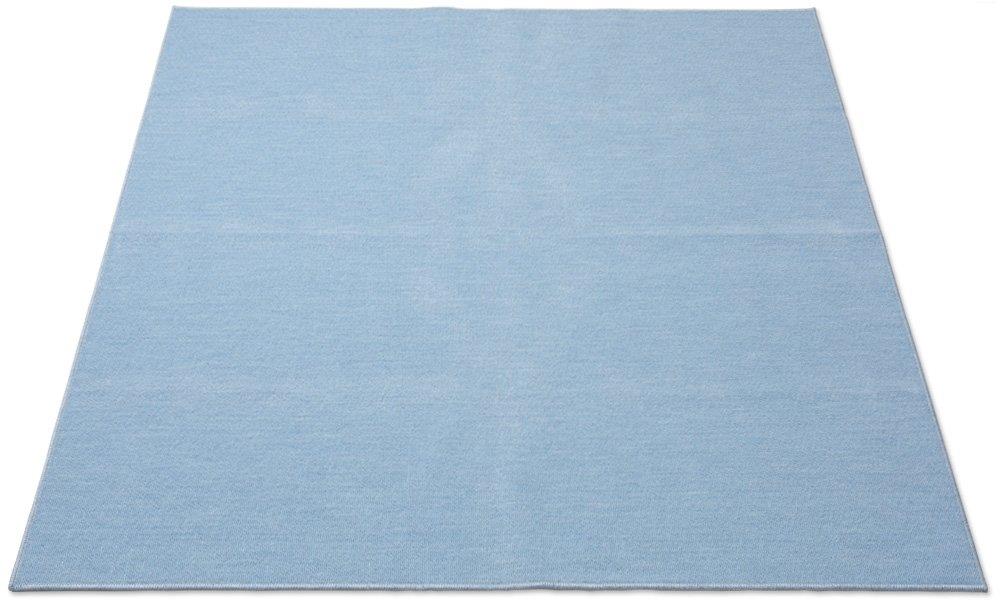 萩原(Hagihara) 抗菌カーペット 江戸間 8畳 352×352cm 正方形 ブルー 1134000080805