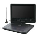 ◇ 【ブルーレイ、地デジをどこでも楽しめる!】 グリーンハウス 10V型 ポータブルブルーレイディスクプレーヤー フルセグTV内蔵 GH-PBD10DT-BK ◆宅