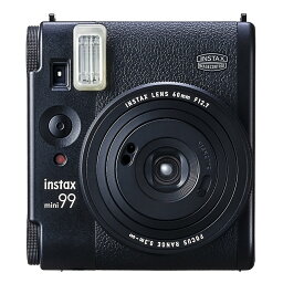 チェキ インスタントカメラ instax mini 99 FUJIFILM 富士フイルム 高画質 充電式 露出ダイヤル カラーエフェクト 高性能フラッシュ ブラック INSMINI99TH ◆宅