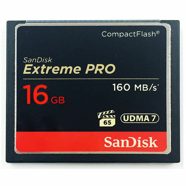  y16GBz SanDisk/TfBXN RpNgtbV Extreme Pro ő160MB/b 1067{ UDMA7Ή COe[ SDCFXPS-016G-X46 
