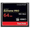 64GB RpNgtbV CFJ[h SanDisk TfBXN Extreme Pro 160MB/s 1067{ UDMA7 COe[ SDCFXPS-064G-X46 