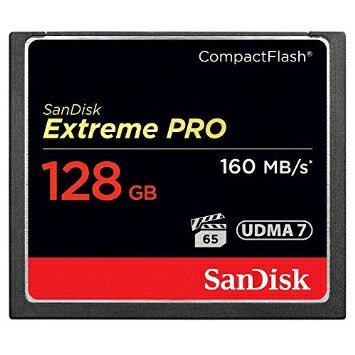  y128GBz SanDisk/TfBXN RpNgtbV Extreme Pro ő160MB/s 1067{ UDMA7Ή COe[ SDCFXPS-128G-X46 