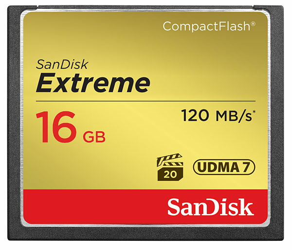  y16GBz SanDisk/TfBXN RpNgtbV Extreme ő120MB/b 800{ UDMA7Ή COe[ SDCFXS-016G-X46 