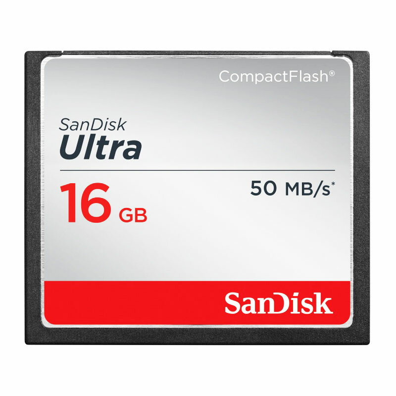  y16GBz SanDisk/TfBXN RpNgtbV Ultra CompactFlash ő50MB/b 333{ COe[ SDCFHS-016G-G46 