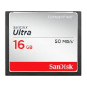 16GB RpNgtbV CFJ[h SanDisk TfBXN Ultra CompactFlash 50MB s 333{ COe[ SDCFHS-016G-G46 