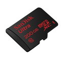 ◇ 【200GB】 SanDisk サンディスク Ultra microSDXCカード Class10 UHS-I 最大90MB/s SD変換アダプター付 海外リテール SDSDQUAN-200G-G4A ◆メ