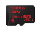 ◇ 【128GB】 SanDisk サンディスク Ultra microSDXCカード Class10 UHS-I 最大R:80MB/s 海外リテール SDSQUNC-128G-GN6MA ◆メ