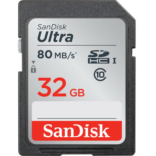 32GB SDHCカード SDカード SanDisk サンディスク Ultra CLASS10 UHS-I R:80MB/s 海外リテール SDSDUNC-032G-GN6IN ◆メ
