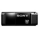 ◇ 【32GB】 SONY ソニー USB3.0対応 フラッシュメモリ X-Series スマートキャップ付き ブラック 海外リテール USM32X/B2 ◆メ