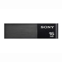 ◇ 【16GB】 SONY ソニー USBメモリー USB3.1 Gen1対応 USB Type-Aコネクタ搭載 R:160MB/s スリムなメタルボディ 海外リテール USM16W3/B ◆メ