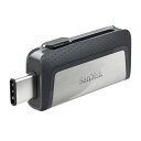 ◇ 【32GB】 SanDisk サンディスク USBメモリー USB3.1対応 Type-C & Type-Aデュアルコネクタ搭載 R:150MB/s 海外リテール SDDDC2-032G-G46 ◆メ
