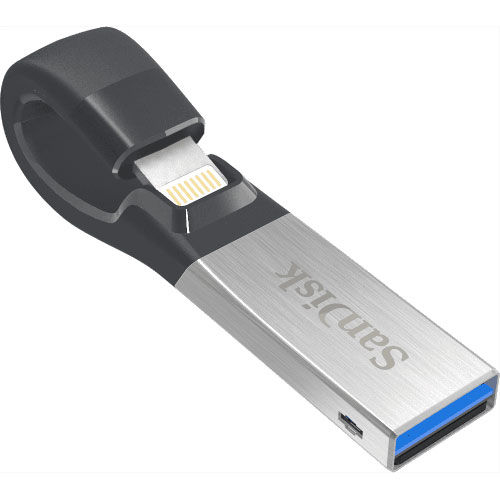 y64GBz SanDisk TfBXN iXpand Slim tbVhCu LightningRlN^ USB3.0Ή USB[ COe[ SDIX30N-064G-GN6NN 