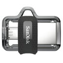 ◇ 【32GB】SanDisk サンディスク USBメモリー Ultra Dual Drive m3.0 OTG(Android対応) USB3.0対応 R:150MB/s 海外リテール SDDD3-032G-G46 ◆メ