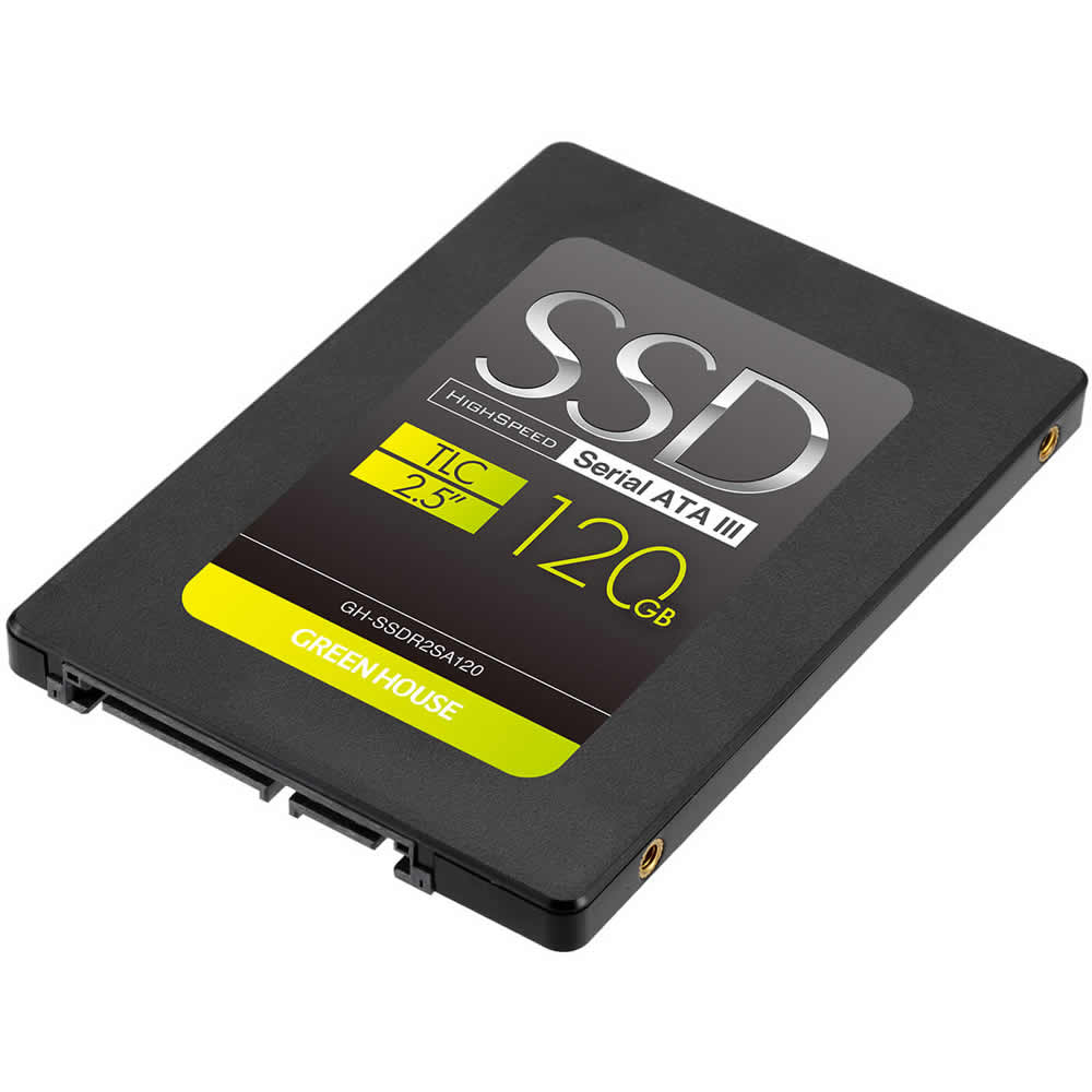 120GB SSD 2.5C` ^ O[nEX GH-SSDR2SV[Y SATA3 6Gb/s R:500MB/s W:400MB/s TLC 7mm GH-SSDR2SA120 