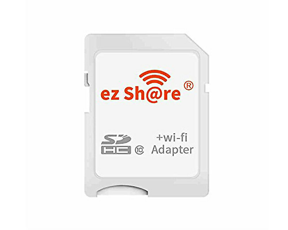 スマホに写真をワイヤレス転送 ezShare Wi-Fi SDアダプター microSDHC(8GB-32GB)サポート ES-WiFiSD-ADP ◆メ