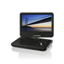 10型ワイド ポータブルDVDプレーヤー GAUDI アフタービート 180度回転 AC・USB・シガーソケット・バッテリーの4WAY電源 ヘッドレスト取り付けキット付属 GPD10B1BK ◆宅