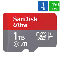 マイクロSDカード microSD <strong>1TB</strong> microSDカード <strong>microSDXC</strong> <strong>SanDisk</strong> サンディスク Ultra Class10 UHS-I A1 R___150MB/s Nintendo Switch動作確認済 海外リテール SDSQUAC-1T00-GN6MN ◆メ