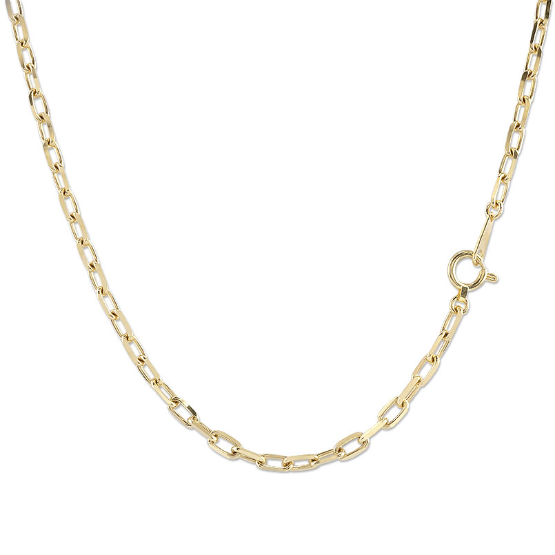 18金 アズキチェーン ネックレス レディース 女性 妻 彼女 50cm イエローゴールドK18 粗目小豆 チェーンのみ あずきチェーン 地金 18金 18k k18