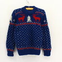 70sキッズ用OLDノルディックセーター★★★70's1970年代アメリカ古着アメカジ古着キッズ子供服古着中古ユーズドネイビーサイケヒッピーニット