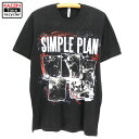 2000s シンプルプラン プリント ロックTシャ