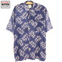 90s 半袖 レーヨン アロハシャツ★90年代 【USA買い付け】 【古着】 【中古】 【ユーズド】 XLサイズ Lサイズ 大きいサイズ ビッグサイズ 半袖シャツ ハワイアンシャツ