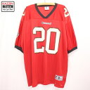 90s NFL タンパベイ・バッカニアーズ Ronde Barber ゲームジャージ STARTER製 古着 ★ 2XLサイズ レッド