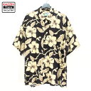 90年代 reyn spooner ハワイアンシャツ 黒 ビックサイズ 大きいサイズ アメカジ 中古品 USED