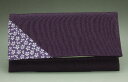 【新商品！】折りたたみ数珠入れ桜小紋（紫）