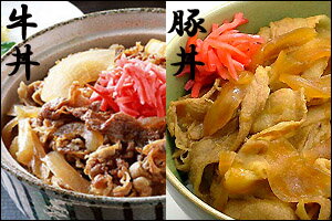 【送料無料】牛丼・豚丼×各6袋の12袋セット