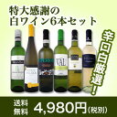 【送料無料】第85弾!採算度外視の謝恩企画!京橋ワイン厳選!特大感謝の大満足白ワイン6本セット!|辛口 お酒 ワインセット プレゼント 結婚記念日 結婚祝い ギフト