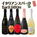 【送料無料】バラエティ豊かな個性を満喫★イタリアンスパーク5本セット!