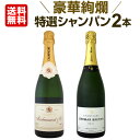 シャンパン 【送料無料】第26弾!豪華絢爛!ご愛顧に大感謝!数量限定!特選シャンパンセット(スパークリングワインセット) 2本!