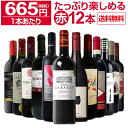 【送料無料】第16弾!1本あたり665円(税別)!!採算度外視の大感謝!厳選赤ワイン12本セットワイン ワインセット セット 赤ワインセット 赤ワイン 赤 飲み比べ ギフト プレゼント 750ml