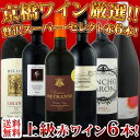 第9弾！京橋ワイン厳選！これぞ極旨赤ワイン！『大満足！充実の飲み応え！』贅沢なスーパー・セレクト赤6本！