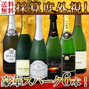 今だけ10％OFF！【送料無料】第46弾！ベスト・オブ・スパーク！京橋ワイン厳選！高級クレマンも入った極旨泡ばかりの辛口スパークリングワイン6本セット！【父の日】【スーパーSALE】