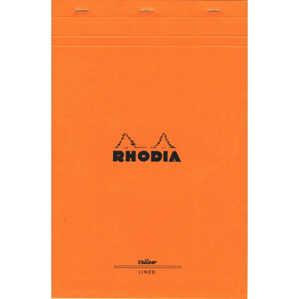 【Rhodia／ロディア】ブロック No.19【横罫】(黄紙）　cf196600A4 レポート用紙　