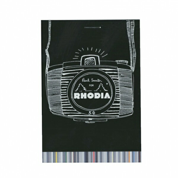 【Rhodia／ロディア】限定品 ブロック No.12 ポールスミス カメラ【ブラック】